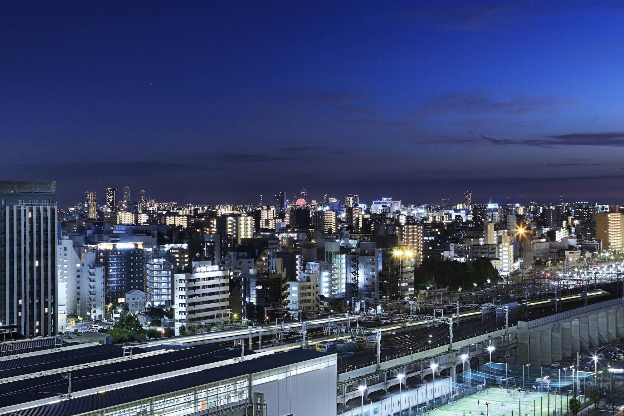 Courtyard By Marriott Shin-Osaka Station Ξενοδοχείο Εξωτερικό φωτογραφία View of the city at night